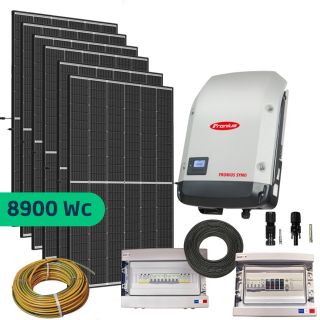 Kit Solaire Triphasé 8900 Wc, DMEGC 445 Biverre, Fronius Symo, Sans fixations