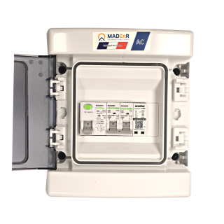 MadENR - Coffret de protection AC 6kW - 32A - avec parafoudre - monophasé