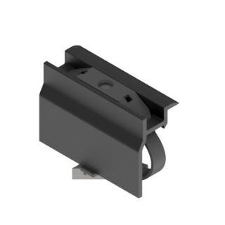 Fixasun - Etrier de fixation final pour rail FX50 et panneaux cadre 35mm