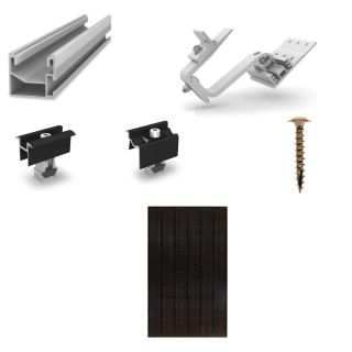 K2 Systems - Kit de fixation tuiles - 1x 1 panneau en portrait