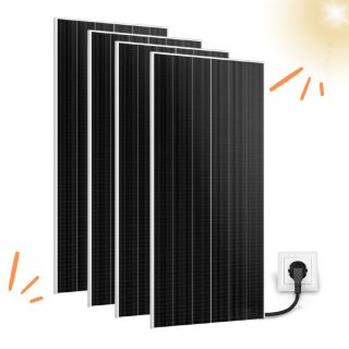 Kit Solaire Plug And Play 1960 Watts Sunpower double face Garantie 25 ans