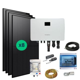 Kit Solaire Autoconsommation 3400 Wc - Marques N°1 Longi Solar + Sungrow