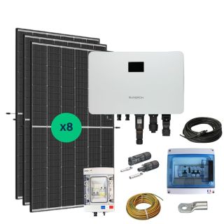Kit Solaire Autoconsommation 3480 Wc Bifacial - Fixations au choix