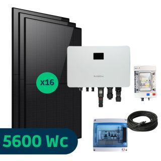 Kit Solaire 5600 Wc - Longi 350 + Sungrow 5kW garanti 10 ans