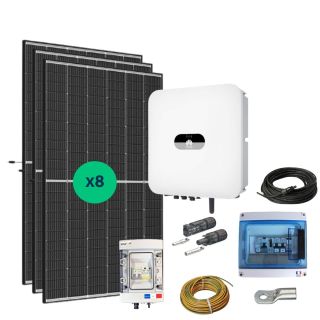 Kit Solaire Autoconsommation 3560 Wc, DMEGC 445 Bifacial, Huawei 3kW, Sans fixations