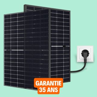 Kit Solaire Plug And Play 1720 Wc biverre bifacial, fixations au choix