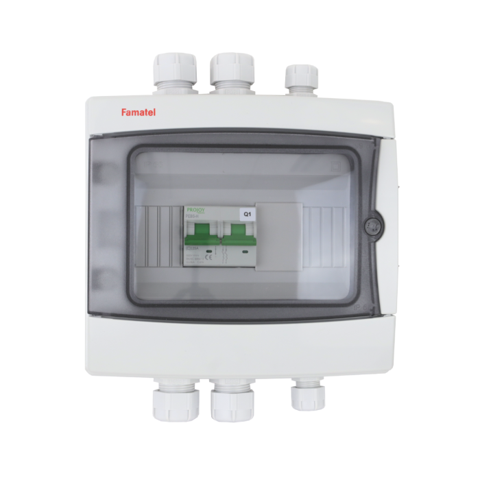 Technideal Coffret de protection DC Batterie 125A 48VDC main product photo